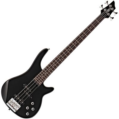 Guitare Basse Chicago par Gear4music Noir - Publicité Guitare Basse Chicago par Gear4music Noir - Publicité