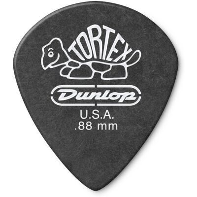 Dunlop Tortex Pitch Black Jazz III .88mm 12 Pick Pack - Publicité Dunlop Tortex Pitch Black Jazz III .88mm 12 Pick Pack - Publicité