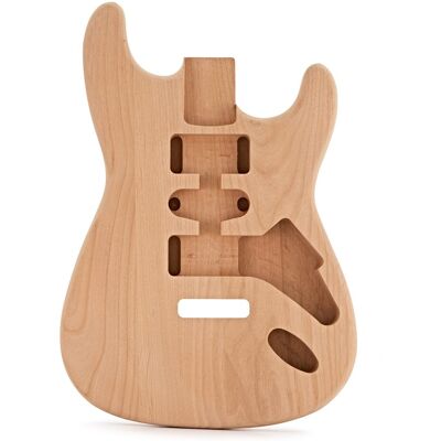 Gear4Music Corps de Guitare Électrique avec Double Pan Coupé Aulne - Publicité Gear4Music Corps de Guitare Électrique avec Double Pan Coupé Aulne - Publicité