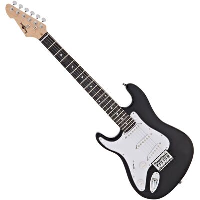 Guitare Électrique LA 3/4 pour Gaucher(ère)s par Gear4music Noir - Publicité Guitare Électrique LA 3/4 pour Gaucher(ère)s par Gear4music Noir - Publicité