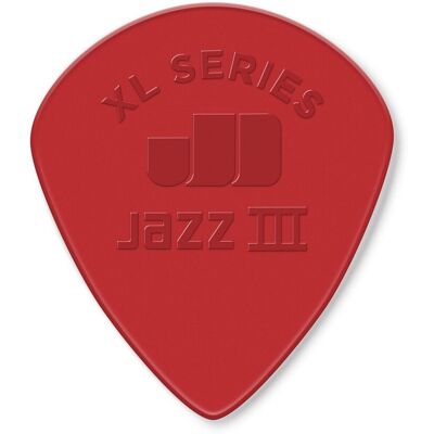 Dunlop JD-47PXLN Nylon Jazz III XL Red 1.38mm 6 Pack - Publicité Dunlop JD-47PXLN Nylon Jazz III XL Red 1.38mm 6 Pack - Publicité