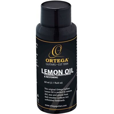 Ortega Lemon Oil 60ml - Publicité Ortega Lemon Oil 60ml - Publicité