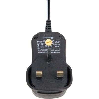 Mercury Eco 1000mA Variable Voltage Universal Power Supply - Publicité Mercury Eco 1000mA Variable Voltage Universal Power Supply - Publicité