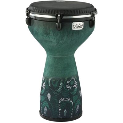 Remo Fliptop 13 Flareout Djembe Green - Publicité Remo Fliptop 13 Flareout Djembe Green - Publicité