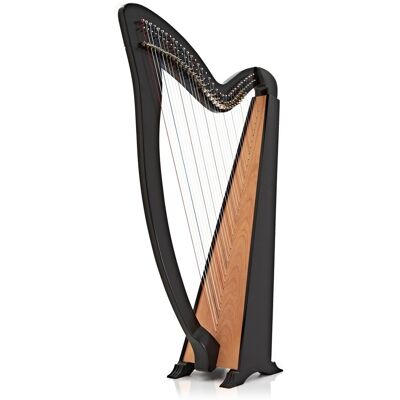 Harpe Deluxe à 36 Cordes avec Leviers par Gear4music Noir - Publicité Harpe Deluxe à 36 Cordes avec Leviers par Gear4music Noir - Publicité
