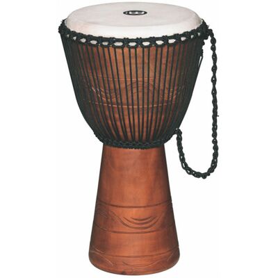 Meinl ADJ2-XL+BAG Original African Djembé en Bois 13" avec Cordes Pré-Tendues Brown - Publicité Meinl ADJ2-XL+BAG Original African Djembé en Bois 13" avec Cordes Pré-Tendues Brown - Publicité