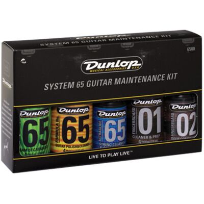 Dunlop System 6500 Guitar Care and Maintenance Kit - Publicité Dunlop System 6500 Guitar Care and Maintenance Kit - Publicité