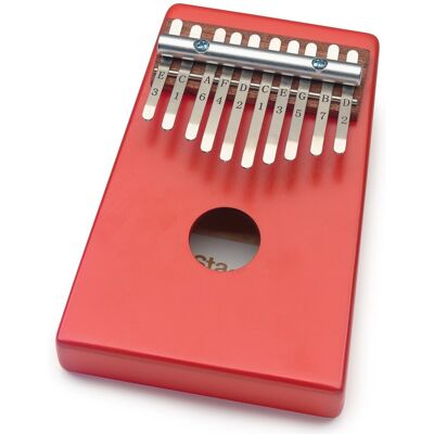 Stagg 10 Key Kids Kalimba Red - Publicité Stagg 10 Key Kids Kalimba Red - Publicité