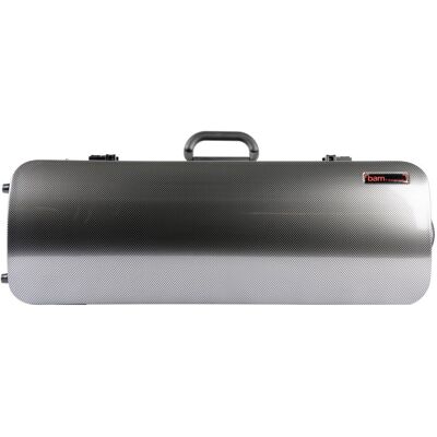 BAM 5201XL Hightech Compact Oblong Viola Case Silver Carbon - Publicité BAM 5201XL Hightech Compact Oblong Viola Case Silver Carbon - Publicité