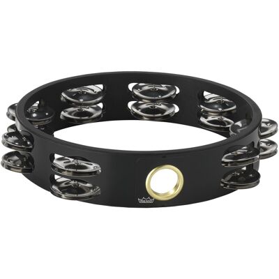 Remo 8 2-Row Headless Tambourine Black - Publicité Remo 8 2-Row Headless Tambourine Black - Publicité