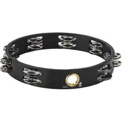 Remo 10 2-Row Headless Tambourine Black - Publicité Remo 10 2-Row Headless Tambourine Black - Publicité