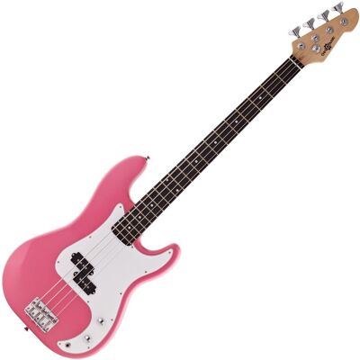 Guitare Basse LA par Gear4music Rose - Publicité Guitare Basse LA par Gear4music Rose - Publicité