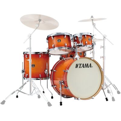 Tama Superstar Classic 20" 5pc Shell Pack Tangerine Lacquer Burst - Publicité Tama Superstar Classic 20" 5pc Shell Pack Tangerine Lacquer Burst - Publicité