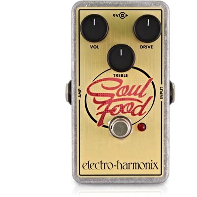 Electro Harmonix Soul Food Transparent Overdrive - Publicité Electro Harmonix Soul Food Transparent Overdrive - Publicité