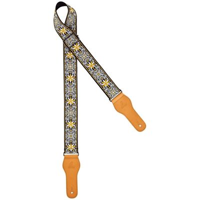 Ortega OCS-560 Creative Series Guitar Strap Classic Yellow - Publicité Ortega OCS-560 Creative Series Guitar Strap Classic Yellow - Publicité
