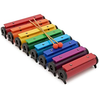 Barres de Carillon aux Couleurs de lArc-en-Ciel par Gear4music - Publicité Barres de Carillon aux Couleurs de lArc-en-Ciel par Gear4music - Publicité