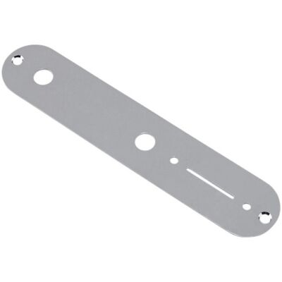 Fender Road Worn Telecaster Control Plate Chrome - Publicité Fender Road Worn Telecaster Control Plate Chrome - Publicité