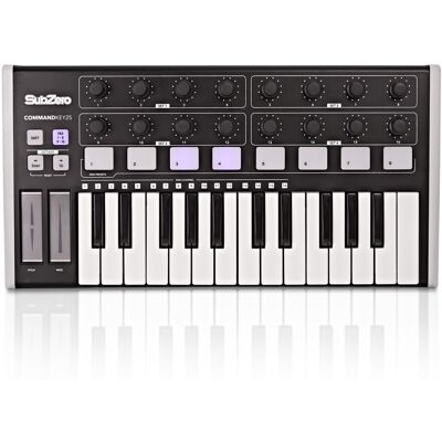 SubZero CommandKey25 Universal MIDI Controller - Publicité SubZero CommandKey25 Universal MIDI Controller - Publicité