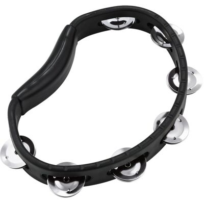 Meinl Tour Hand Tambourine Steel Jingles Black - Publicité Meinl Tour Hand Tambourine Steel Jingles Black - Publicité