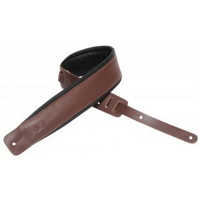 Levys DM1PD Padded Leather Strap Brown - Publicité Levys DM1PD Padded Leather Strap Brown - Publicité