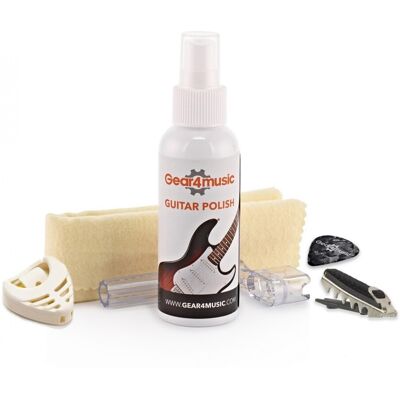 Pack dAccessoires pour Guitare Électrique et Acoustique par Gear4music - Publicité Pack dAccessoires pour Guitare Électrique et Acoustique par Gear4music - Publicité