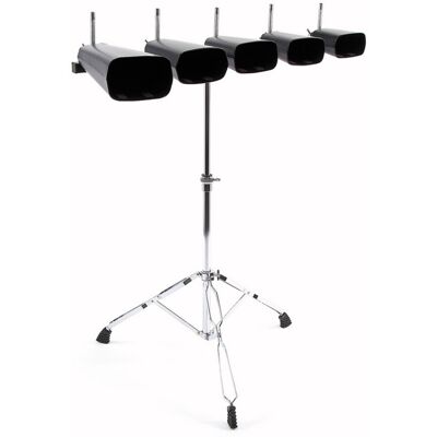 Ensemble de Cowbells avec Pied par Gear4music - Publicité Ensemble de Cowbells avec Pied par Gear4music - Publicité