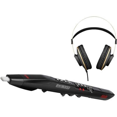 Akai EWI 5000 Electronic Wind Instrument with Headphones - Publicité Akai EWI 5000 Electronic Wind Instrument with Headphones - Publicité