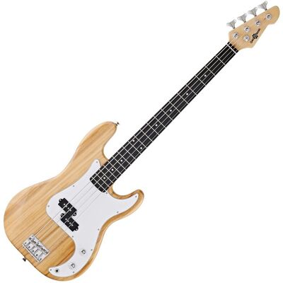 Guitare Basse LA par Gear4music Naturel - Publicité Guitare Basse LA par Gear4music Naturel - Publicité