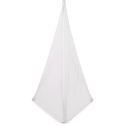 Cache Pied dEnceinte en Canevas Blanc par Gear4music - Publicité Cache Pied dEnceinte en Canevas Blanc par Gear4music - Publicité