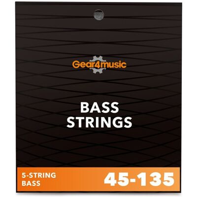 Jeu de 5 Cordes de Guitare Basse par Gear4music - Publicité Jeu de 5 Cordes de Guitare Basse par Gear4music - Publicité