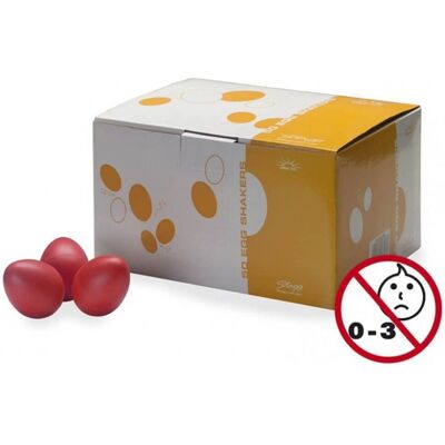 Stagg 50 Egg Shakers Matte Red - Publicité Stagg 50 Egg Shakers Matte Red - Publicité