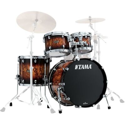 Tama Starclassic Walnut/Birch 22 4pc Shell Pack Molten Brown Burst - Publicité Tama Starclassic Walnut/Birch 22 4pc Shell Pack Molten Brown Burst - Publicité
