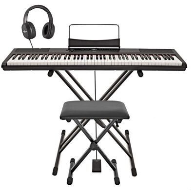 SDP-2 Stage Piano by Gear4music Stand Pack Black - Publicité SDP-2 Stage Piano by Gear4music Stand Pack Black - Publicité