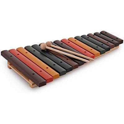 15 Key Colourful Xylophone with Mallets by Gear4music - Publicité 15 Key Colourful Xylophone with Mallets by Gear4music - Publicité