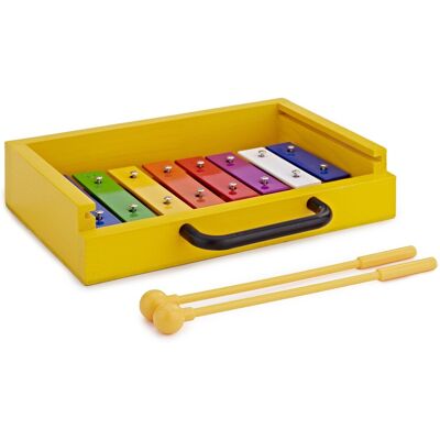 Mini Glockenspiel Compact par Gear4music Touches Arc-en-Ciel - Publicité Mini Glockenspiel Compact par Gear4music Touches Arc-en-Ciel - Publicité