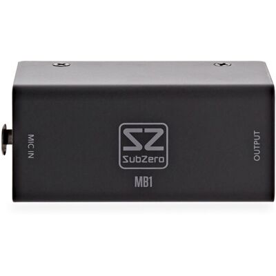 SubZero Single Channel Microphone Pre-Amp / Booster - Publicité SubZero Single Channel Microphone Pre-Amp / Booster - Publicité