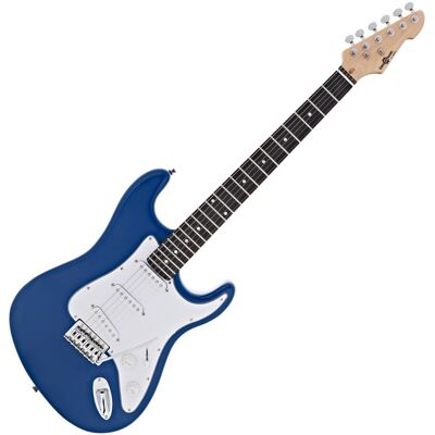 Guitare Électrique LA par Gear4music Bleu - Publicité Guitare Électrique LA par Gear4music Bleu - Publicité