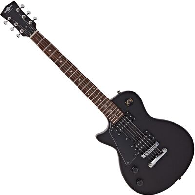 Guitare Électrique New Jersey pour Gaucher(ère)s par Gear4music Noir - Publicité Guitare Électrique New Jersey pour Gaucher(ère)s par Gear4music Noir - Publicité