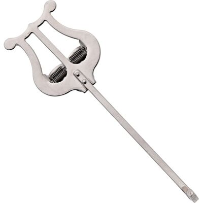 Lyre Incurvée pour Trompette par Gear4music Argentée - Publicité Lyre Incurvée pour Trompette par Gear4music Argentée - Publicité