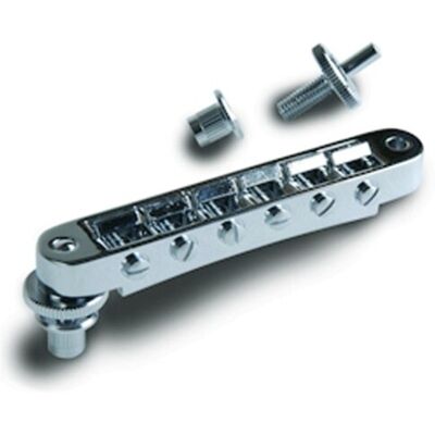 Gibson PBBR-030 Nashville Tune-O-Matic Bridge Chrome - Publicité Gibson PBBR-030 Nashville Tune-O-Matic Bridge Chrome - Publicité