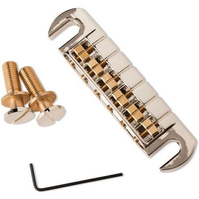 Paul Reed Smith PRS Adjustable Stoptail Bridge & Studs Nickel - Publicité Paul Reed Smith PRS Adjustable Stoptail Bridge & Studs Nickel - Publicité