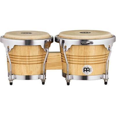 Meinl Percussion Bongo en Bois 6 3/4" & 8" Natural High Gloss - Publicité Meinl Percussion Bongo en Bois 6 3/4" & 8" Natural High Gloss - Publicité