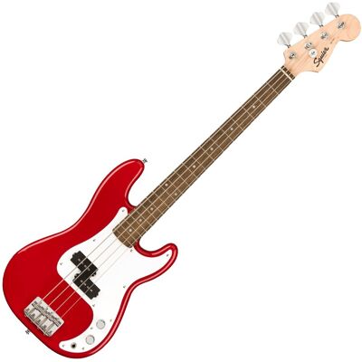 Squier Mini Precision Bass Dakota Red - Publicité Squier Mini Precision Bass Dakota Red - Publicité