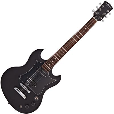Guitare Électrique Brooklyn par Gear4music Noir - Publicité Guitare Électrique Brooklyn par Gear4music Noir - Publicité