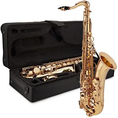 Saxophone Ténor Rosedale par Gear4music Doré - Publicité Saxophone Ténor Rosedale par Gear4music Doré - Publicité