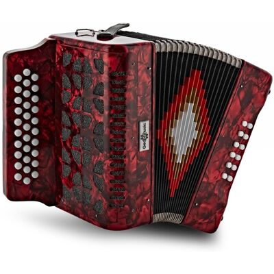 Diatonic Button Accordion by Gear4music 12 Bass - Publicité Diatonic Button Accordion by Gear4music 12 Bass - Publicité