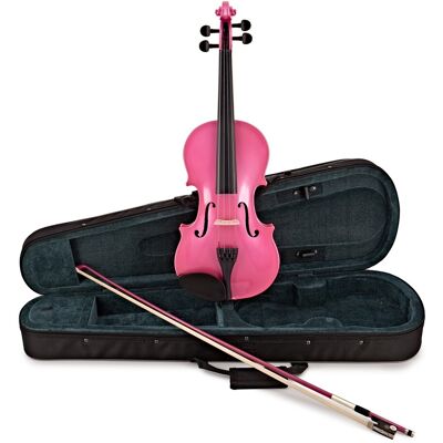 Primavera Rainbow Fantasia Violon coloré taille 4/4 Rose - Publicité Primavera Rainbow Fantasia Violon coloré taille 4/4 Rose - Publicité