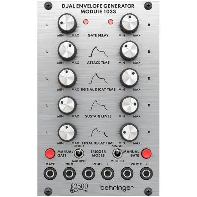 Behringer ARP 2500 Module de Génération de Double Enveloppe Analogique 1033 - Publicité Behringer ARP 2500 Module de Génération de Double Enveloppe Analogique 1033 - Publicité