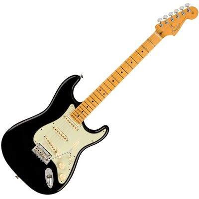 Fender American Professional II Stratocaster MN Black - Publicité Fender American Professional II Stratocaster MN Black - Publicité