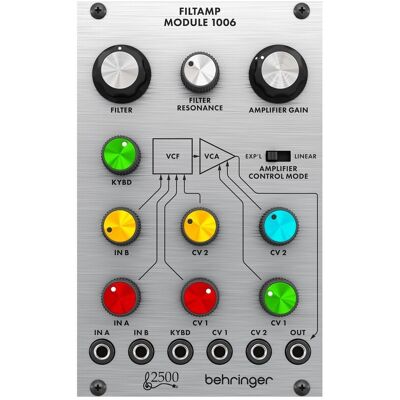 Behringer 1006 24dB Low-Pass VCF and VCA (16HP) - Publicité Behringer 1006 24dB Low-Pass VCF and VCA (16HP) - Publicité